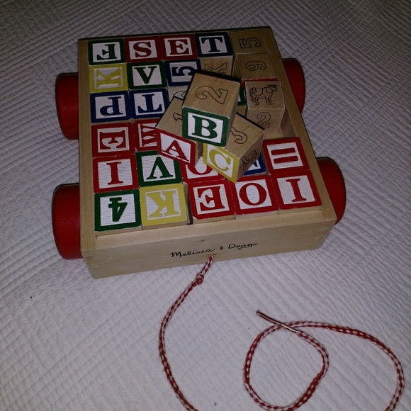 melissa and doug block cart